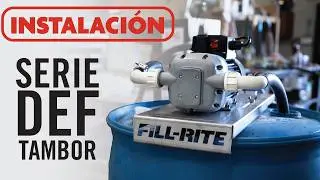 Serie DEF de Fill-Rite - Instalación en tambor