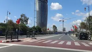 Rabat Salé.  من أمام برج محمد السادس إلى العاصمة الرباط وشوارع سلا