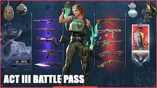 Valorant Act III Battle Pass Skins and New Agent & Ability