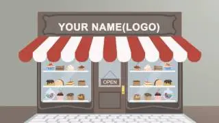 Cartoon Shop / Online Store In Animated Laptop - After Effects Project Files After Effects Project