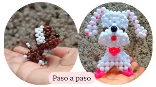 Aprende y vende, llavero cachorro de perlas