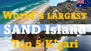 Discover the WORLD'S LARGEST Sand Island in Australia!