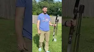 Shooting the Timberghost tgx leaves me speechless #archery #traditionalarchery