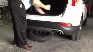 How to Remove Spare Tire: Hyundai Santa Fe