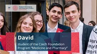 David, student of the Czech Foundation Program “Medicine and Pharmacy”