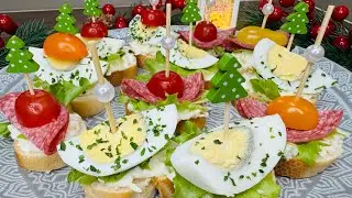 ЗАКУСКИ НА ПРАЗДНИК.🥂 НОВОГОДНИЕ ЗАКУСКИ 2024.НЕВОЗМОЖНО ВКУСНО….
