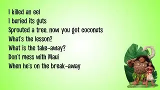Dwayne Johnson - You're Welcome (Lyrics Video From 