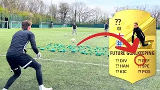 I TOOK A PRO FOOTBALLER TEST TO GET MY FIFA RATING!!