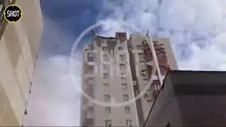 Β Белгороде в результате обстрела со стороны Украины поврежден многоэтажный дом.