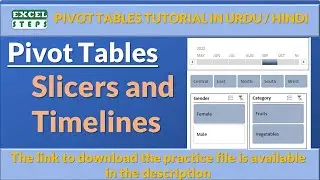 11 Enhancing Excel PivotTables: Adding Slicers and Timelines | 