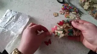 Посылка с AliExpress.  Пуговицы.