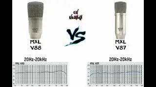 MXL V88 vs MXL V87 Studyo Mikrofon Özellik Karşılaştırma Videosu - 