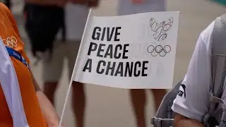 Olympic Athletes call for peace