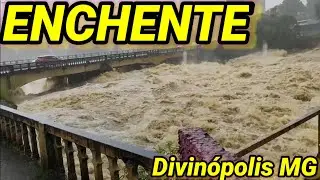 RIO ITAPECERICA E CHUVA EM DIVINÓPOLIS