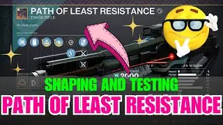 Shaping guide to PATH OF LEAST RESISTANCE trace rifle - Crafting tips to PATH OF LEAST RESISTANCE