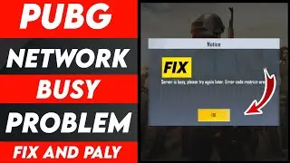 pubg mobile network error please check your network settings | pubg mobile lite