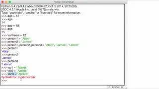 Learn Python Multiple Assignment
