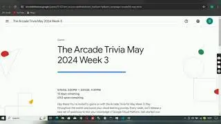 The Arcade Trivia May 2024 Week 3 lab solution 