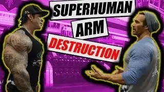 Never Before Seen Footage Rich Piana & Mike O'Hearn Killing The Famous Arm Workout (Armageddon)
