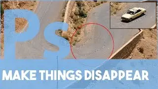 Make objects easily disappear in Photoshop.