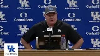 Live Now:  Coach Stoops South Carolina Postgame Press Conference presented by UKHealthCare