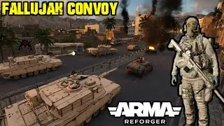 ARMA REFORGER | FALLUJAH TANK CONVOY DESTROYS AL-QAEDA