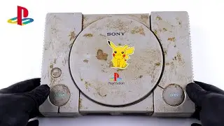The Original PlayStation (PS1) Restoration & Repair Capacitor Explosion - Vintage Console 1994 ASMR