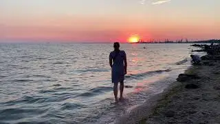 Пляж в Бердянске