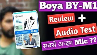 Boya BY-M1 lavalier microphone unboxing complete review | best microphone under 1000 boya by m1 mic