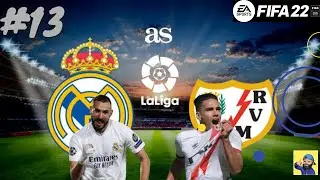 Raio Vallecano vs Real Madrid La Liga 21/22 FIFA 22 PS4 gameplay