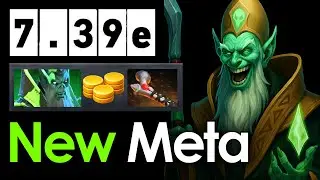 Necrophos Mid (Immortal) — Full Match No Commentary | Rod of Atos • Patch 7.39e