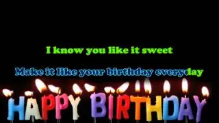 [Karaoke] Katy Perry - Birthday Instrumental with lyrics Singalong