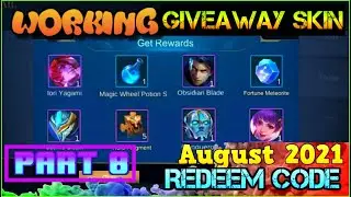 NEW REDEEM CODES (100% WORKING) MOBILE LEGENDS | REDEEM CODES REVEAL + GIVEAWAY SKIN 