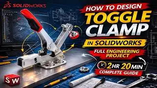 SolidWorks Engineering Project: Design a Toggle Clamp Step-by-Step (Full Tutorial)
