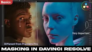 Davinci Resolve 18 Masking Tutorial (In Comparison with Premiere Pro)