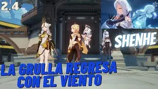 NUEVA MISIÓN SHENHE: LA GRULLA REGRESA CON EL VIENTO (En Español) | VERSIÓN 2.4 | Genshin Impact #53