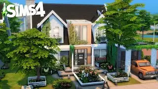 MODERN GREEN SUBURBAN👨‍👩‍👧‍👦 | SIMS 4 | SPEEDBUILD