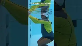 Learn to swim - breathing exercise #learntoswim #swimtechnique #swimminglessons #underwater