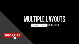 Multiple Layouts in ASP.NET Core | mvc tutorial for beginners in .net c#