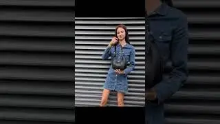 Сумка чёрная на молнии