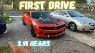 FIRST Drive With 3.91 GEARS In My Camaro(Break In)