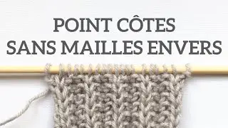 Knit a rib stitch without purl stitches