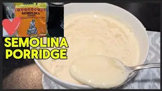 SEMOLINA PORRIDGE | The perfect breakfast recipe COOKMAS DAY 3 2024 #milk #vlogmas2024