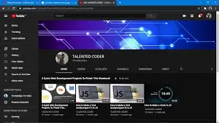 How to go to your YouTube channel page