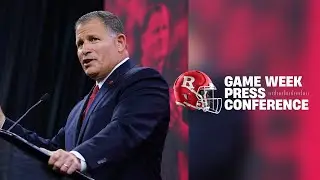 Head Coach Greg Schiano Game Week Press Conference - Penn State