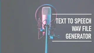 Text to WAV generator