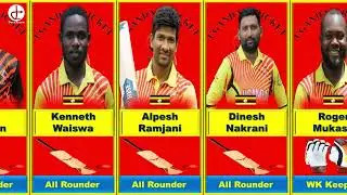 Uganda Team For T20 World Cup 2024 | Uganda Players For T20 World Cup 2024 | Data Arrow
