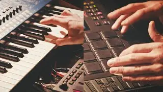 Akai Mpc Live 2 / Beat Making Standalone Sounds Session / Fingerdrumming feat. Orlando telemarket