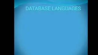 DBMS Languages