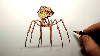 Как нарисовать Домоголового | House head drawing